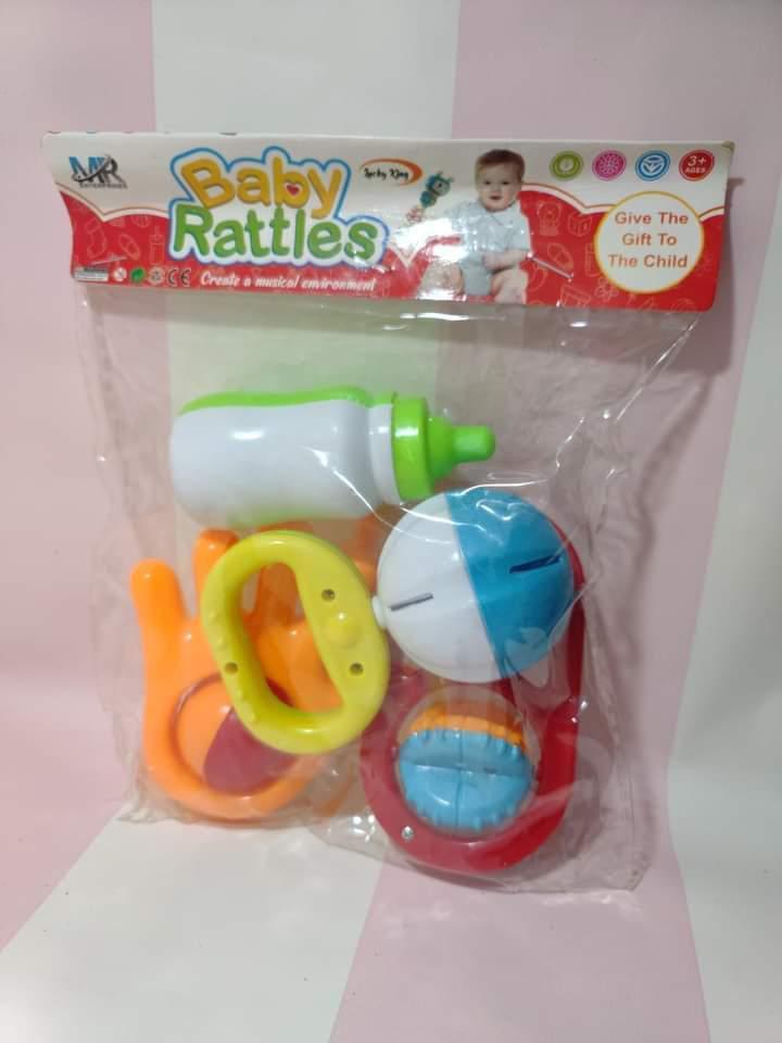 Colorful Baby Rattle Toys Set 4