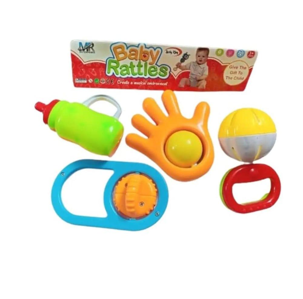 Colorful Baby Rattle Toys Set 4