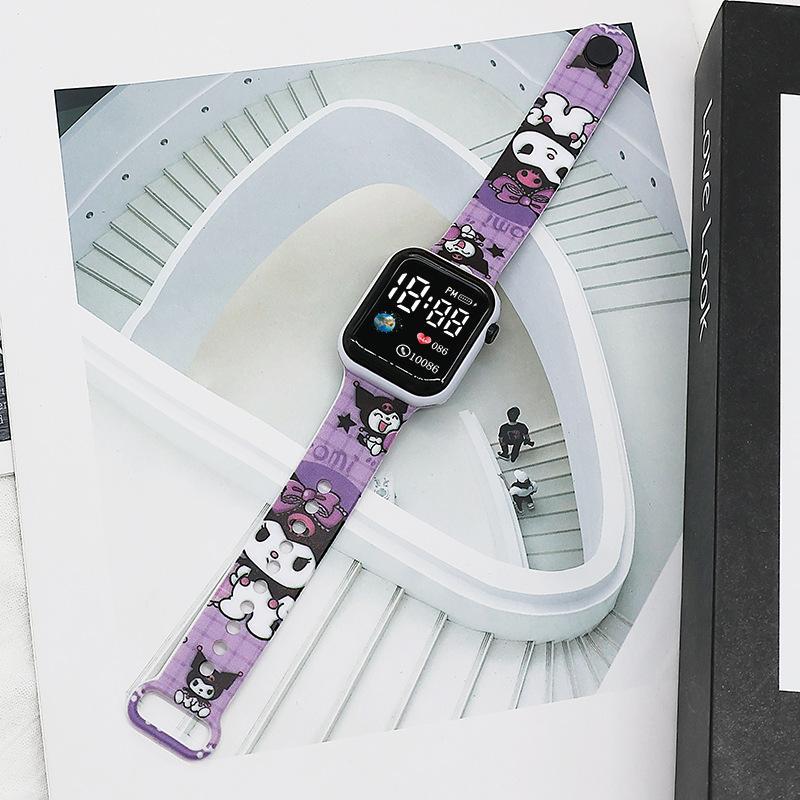 Cartoon LED Electronic Watch for Kids