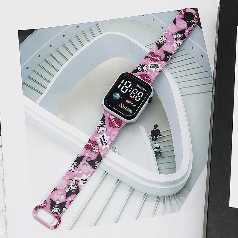 Cartoon LED Electronic Watch for Kids
