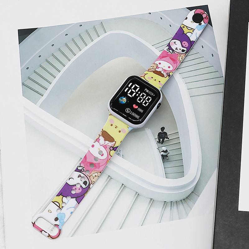 Cartoon LED Electronic Watch for Kids