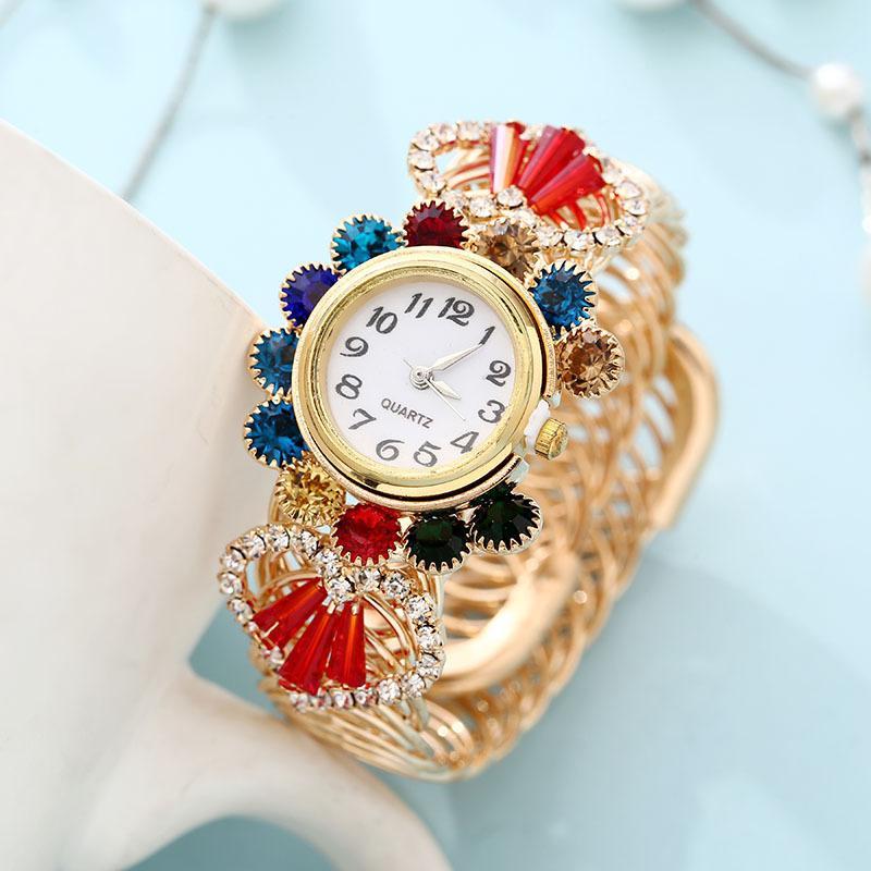 Korean Diamond Woman's Quartz Watch