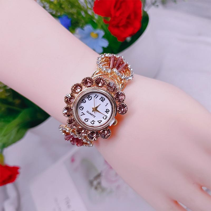 Korean Diamond Woman's Quartz Watch