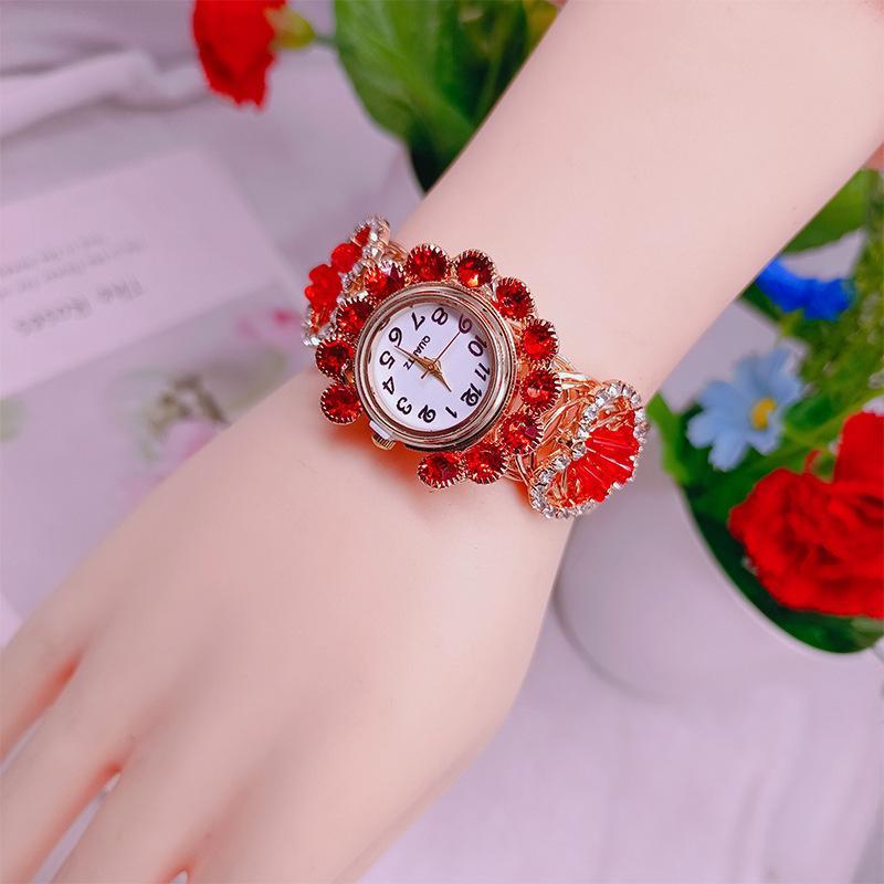 Korean Diamond Woman's Quartz Watch