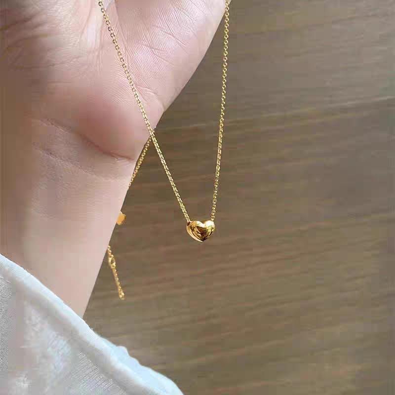 Best friend design silver plated artificial stones pendant