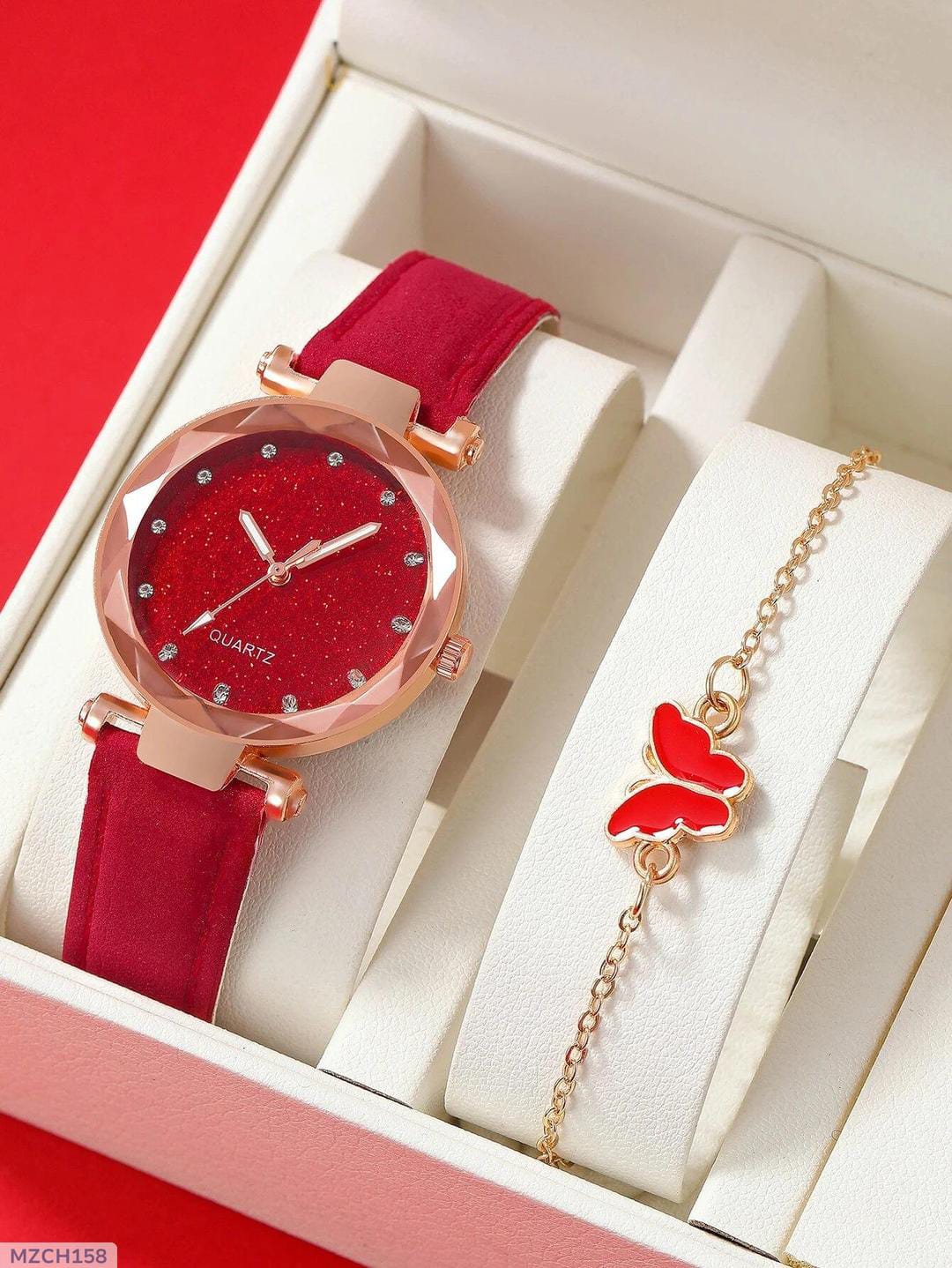 Woman's Quartz Water Resistant Round Analogue watch