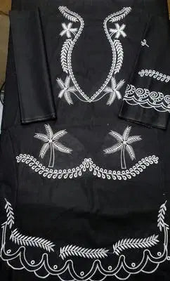 2 Pcs Women's Unstitched Embroidered Suit