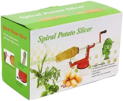 Compact Red Stainless Steel Vegetable Slicer - 1 Pc for Easy Use and Durable Performance