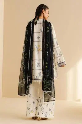 3 Pcs Women's Unstitched Printed Suit