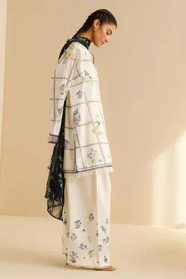 3 Pcs Women's Unstitched Printed Suit
