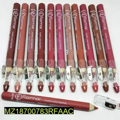 Smudge Proof Lip Pencil, Pack Of 12