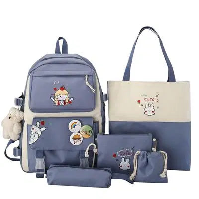 4 Pcs Backpack Set