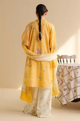 3 Pcs Women's Unstitched Printed Suit